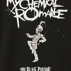 Plus Size My Chemical Romance Classic Cotton Crew Tee, DEEP BLACK, swatch