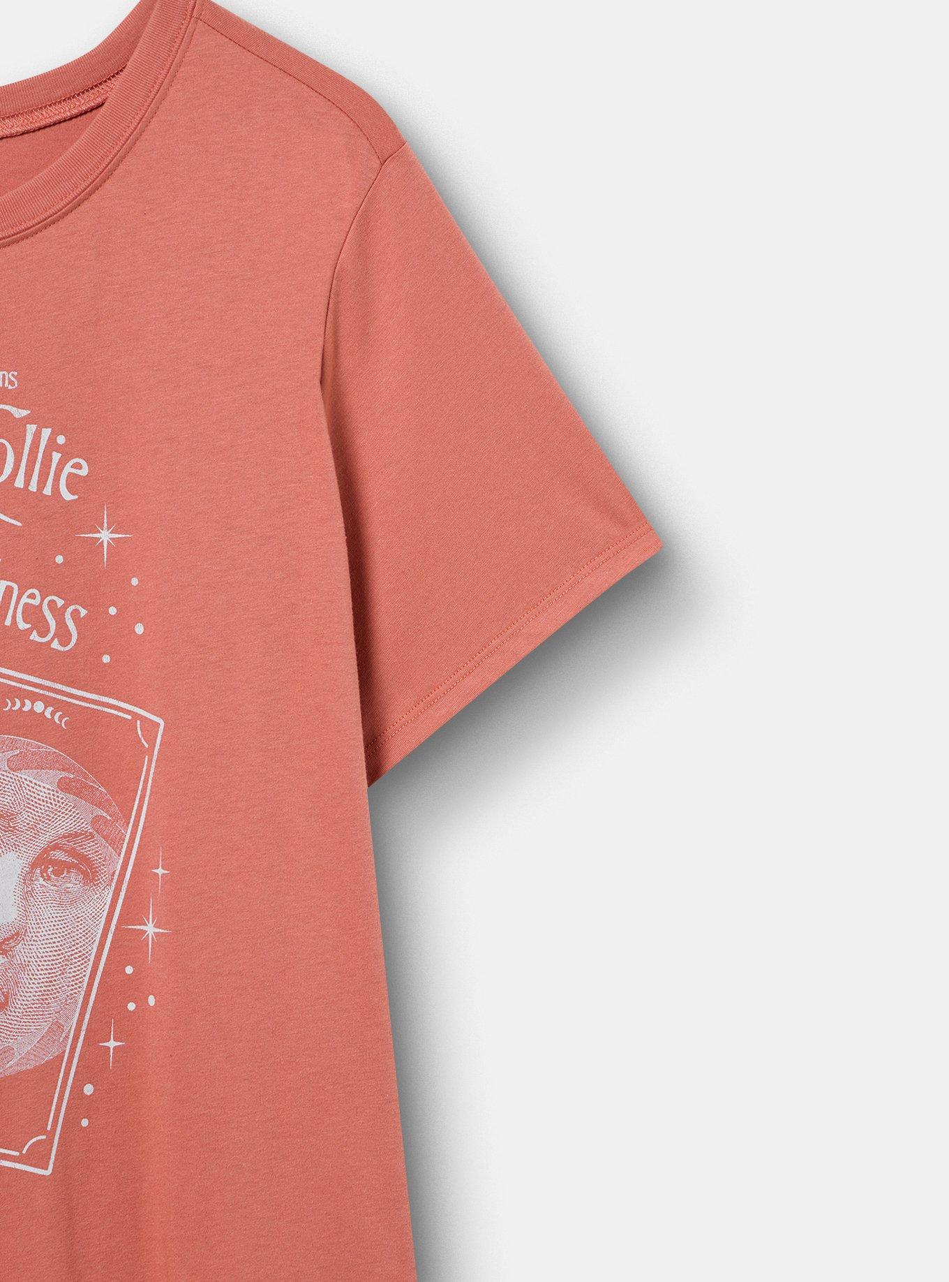 Plus Size Smashing Pumpkins Classic Cotton Crew Tee, LIGHT MAHOGANY, alternate