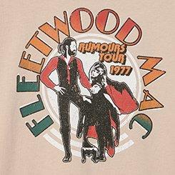 Plus Size Fleetwood Mac Classic Cotton Crew Tee, TEA STAIN, swatch