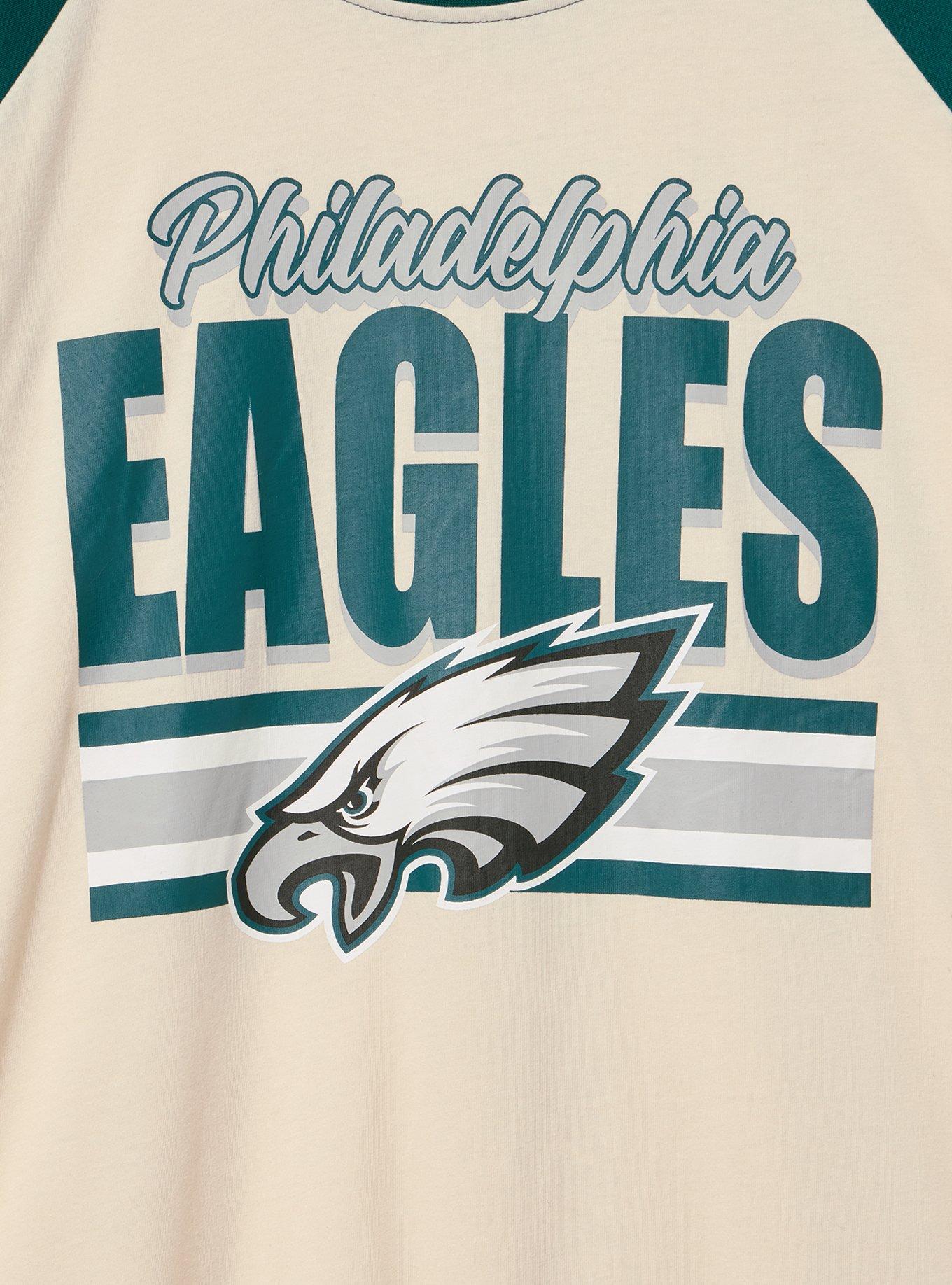 NFL Philadelphia Eagles Long Sleeve Raglan, IVORY, alternate