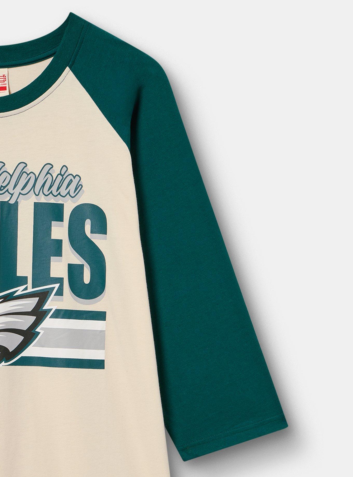 NFL Philadelphia Eagles Long Sleeve Raglan, IVORY, alternate