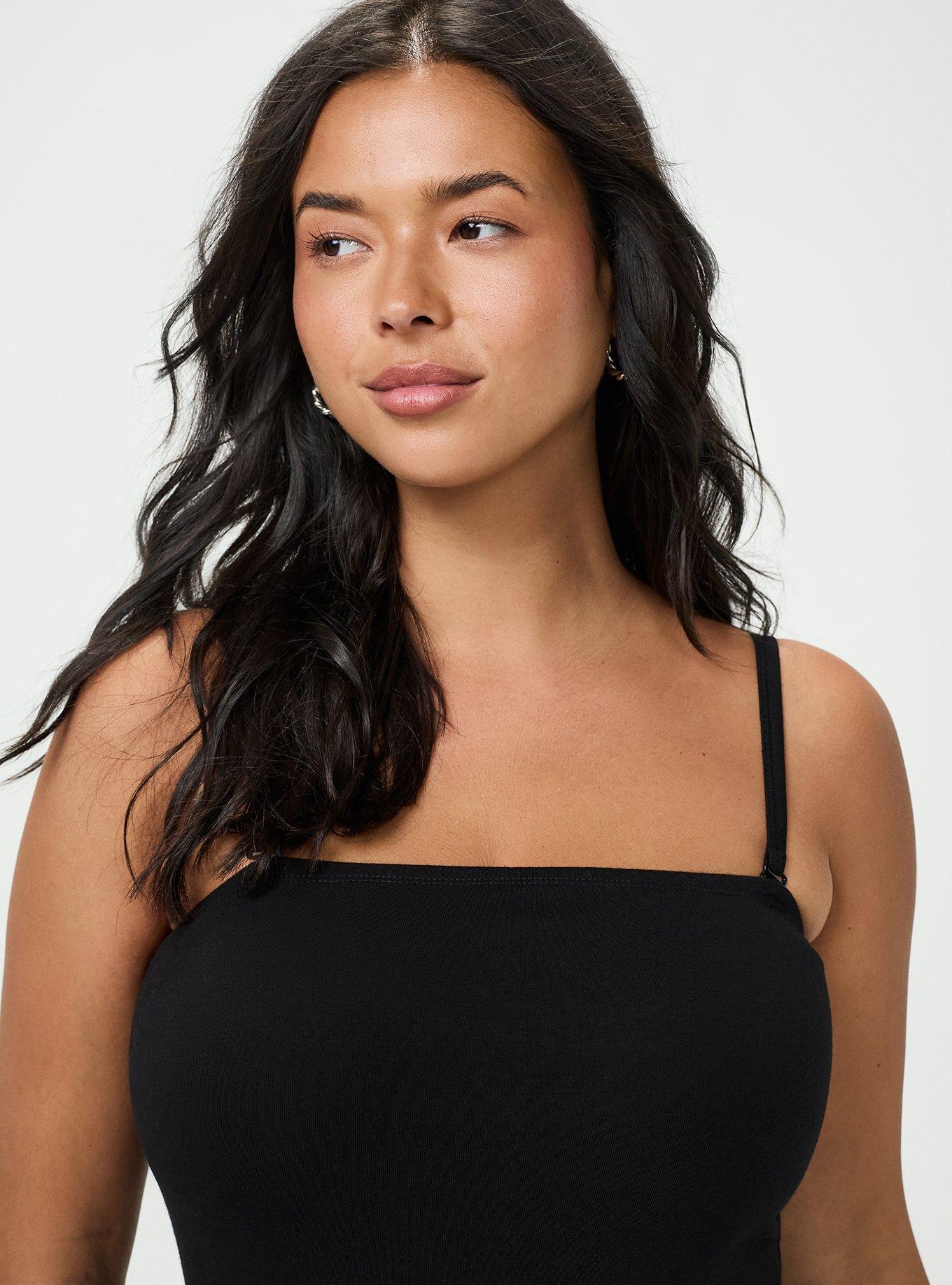 5'' Strapless One Piece Catsuit, DEEP BLACK, alternate