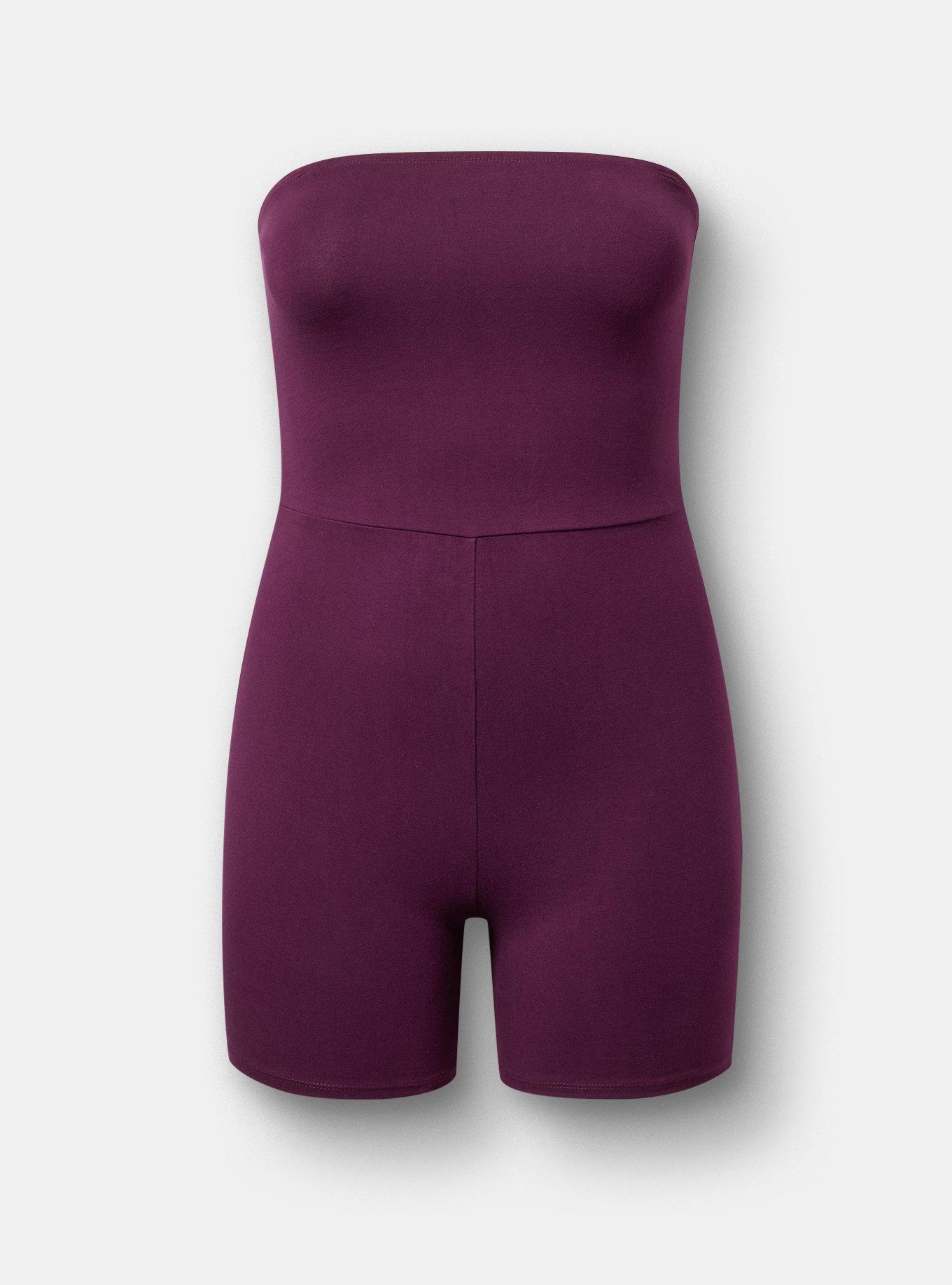 5'' Strapless One Piece Catsuit, WINTER BLOOM, flat