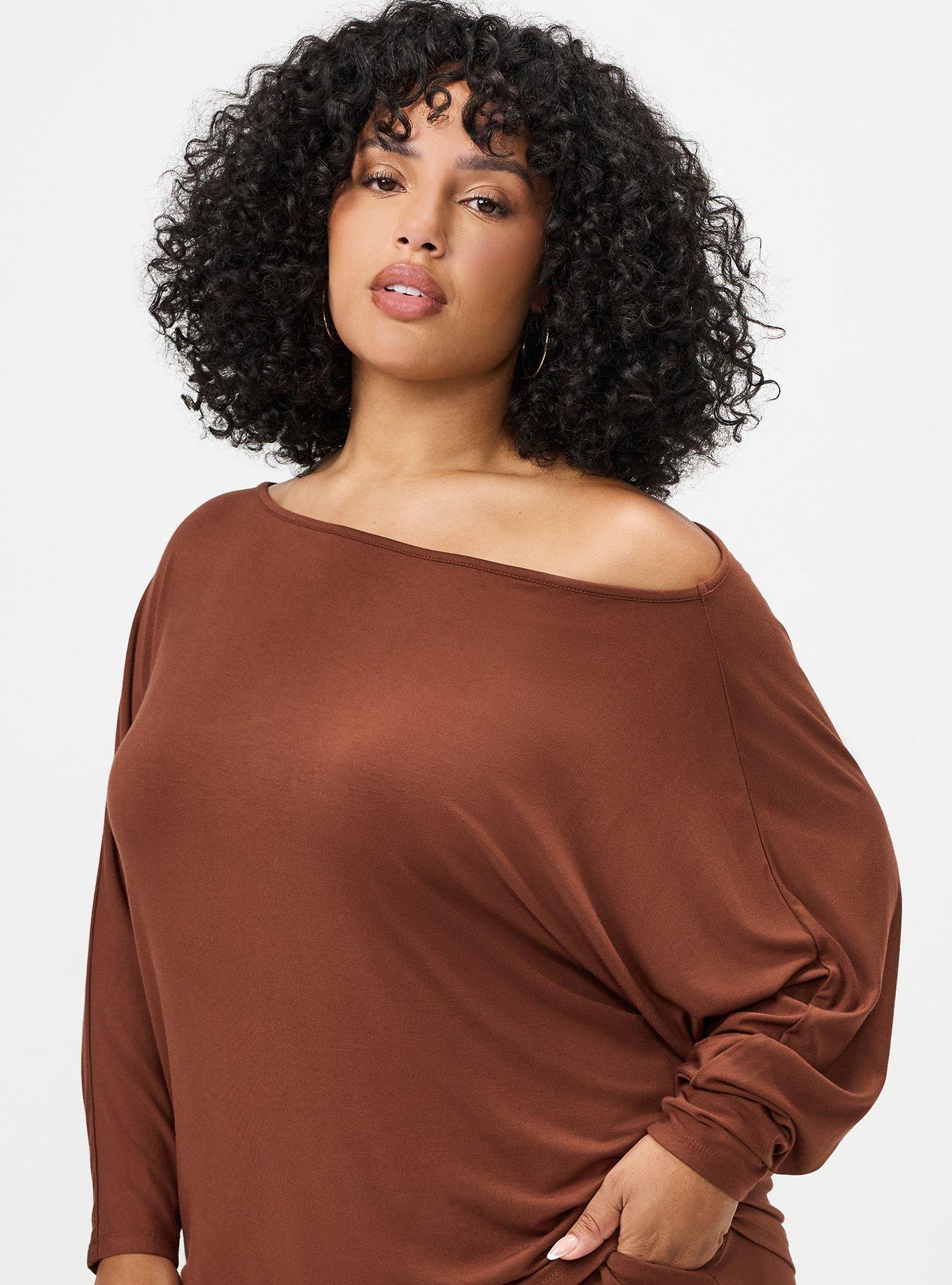 Super Soft Dolman Pullover, CAPPUCCINO, alternate