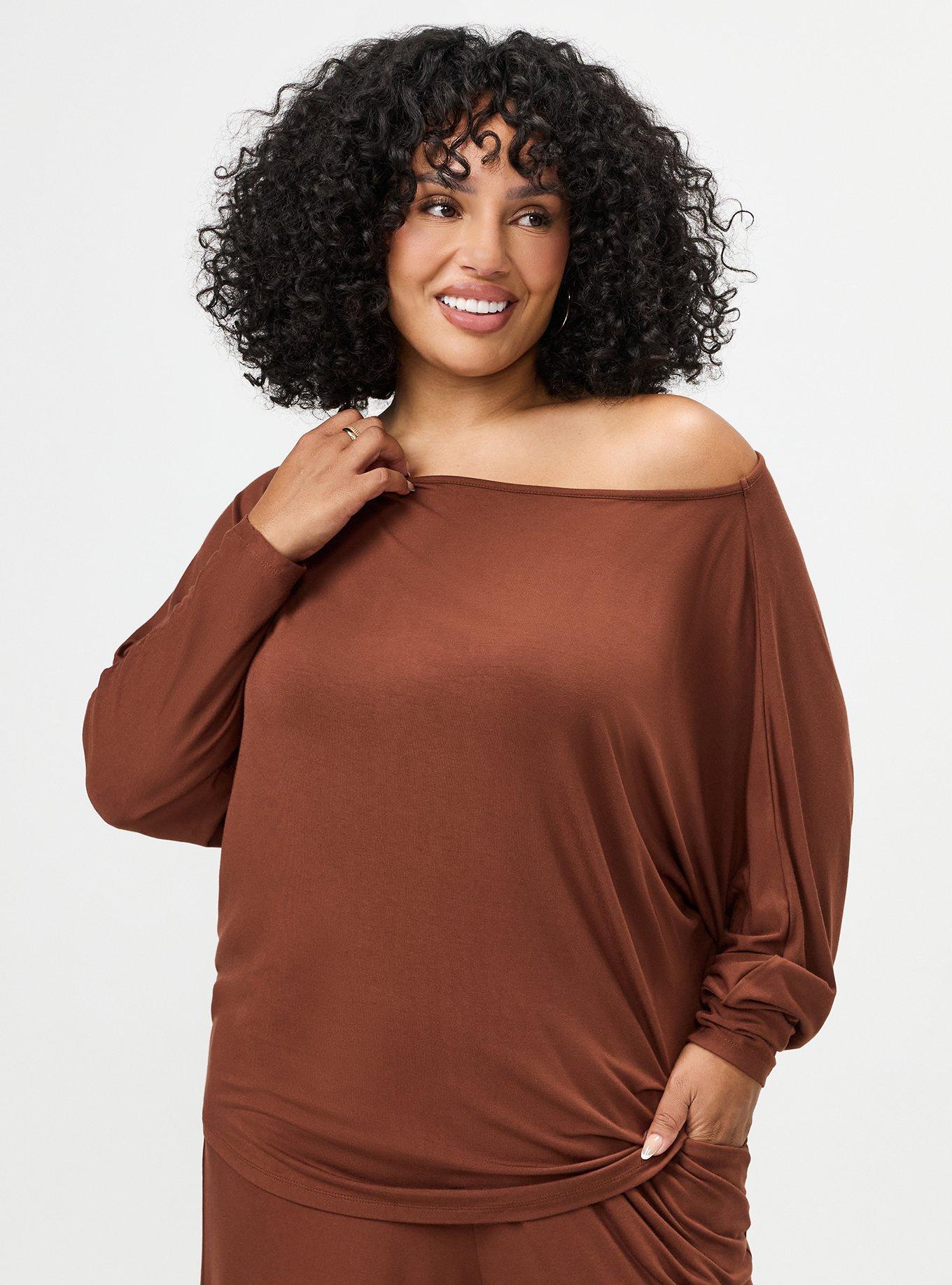 Super Soft Dolman Pullover, CAPPUCCINO, hi-res