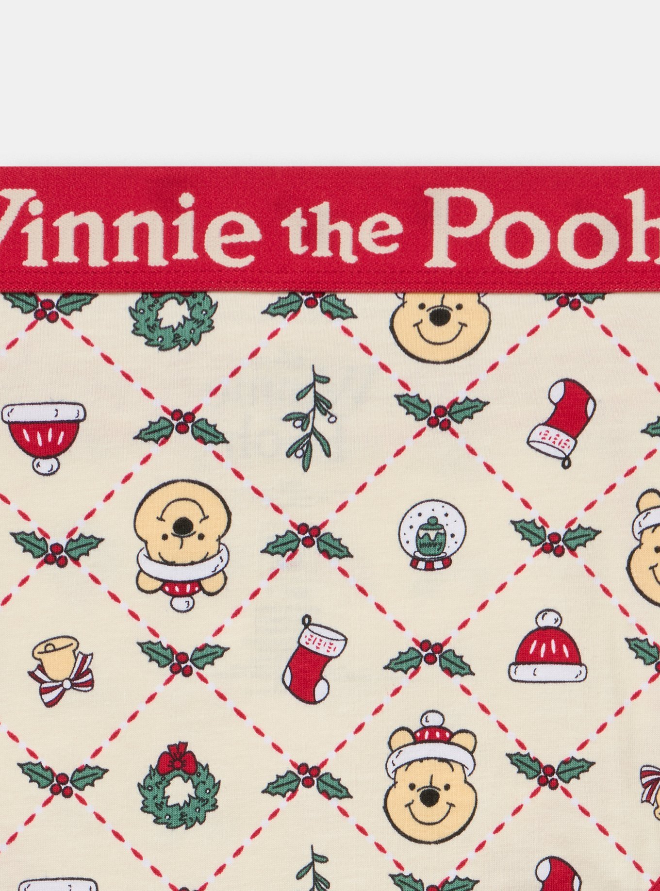 Winnie The Pooh Christmas Mid-Rise Cotton Hipster Panty, MULTI, alternate