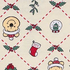 Winnie The Pooh Christmas Mid-Rise Cotton Hipster Panty, MULTI, swatch