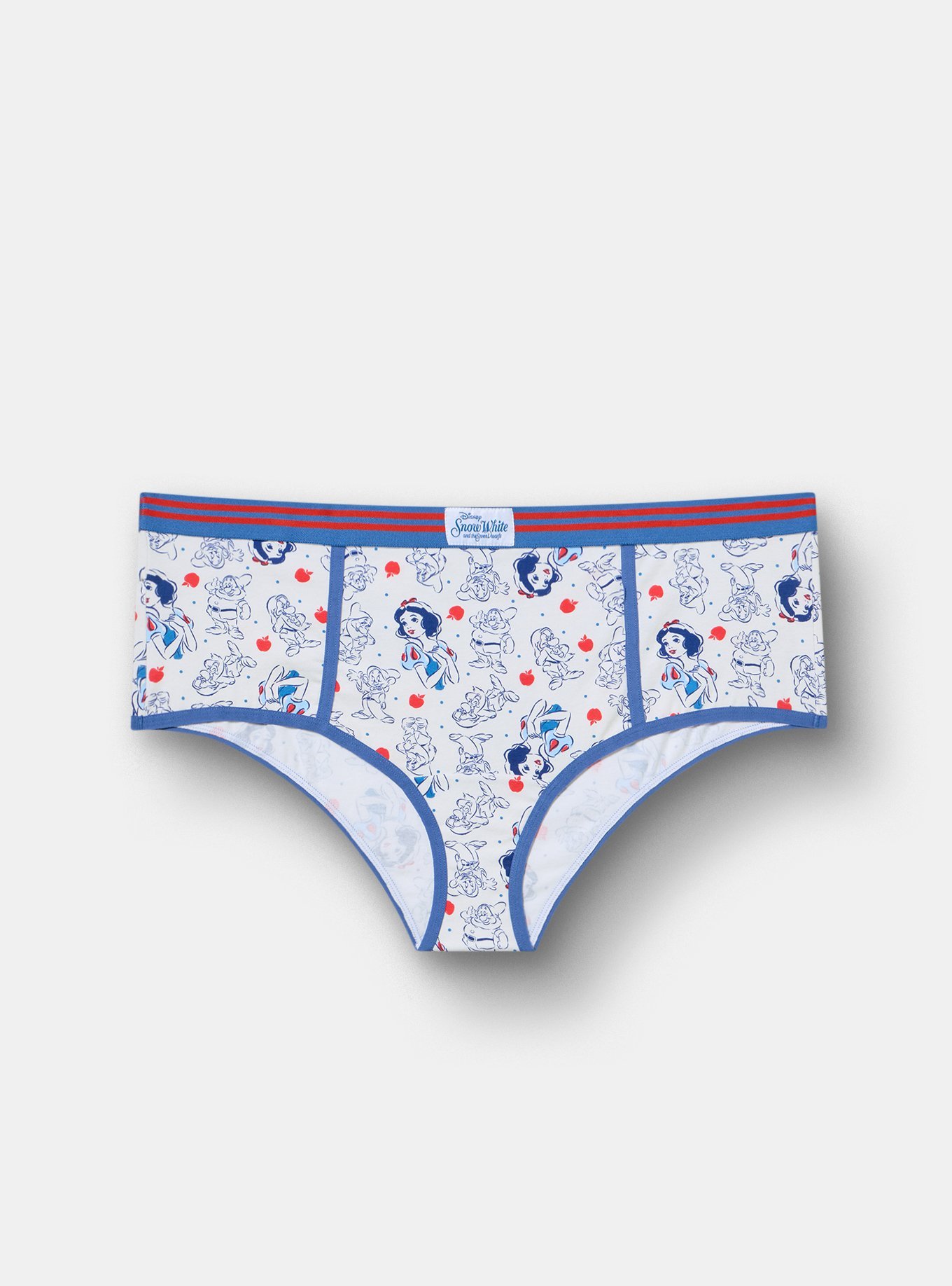 Snow White Mid-Rise Cotton Cheeky Panty, MULTI, hi-res