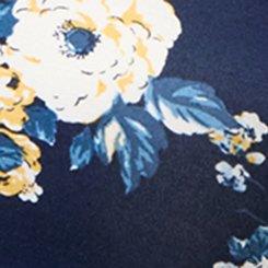 Plus Size Super Soft Hi-Low Babydoll Tunic, MARCIE ROSE FLORAL NAVY, swatch