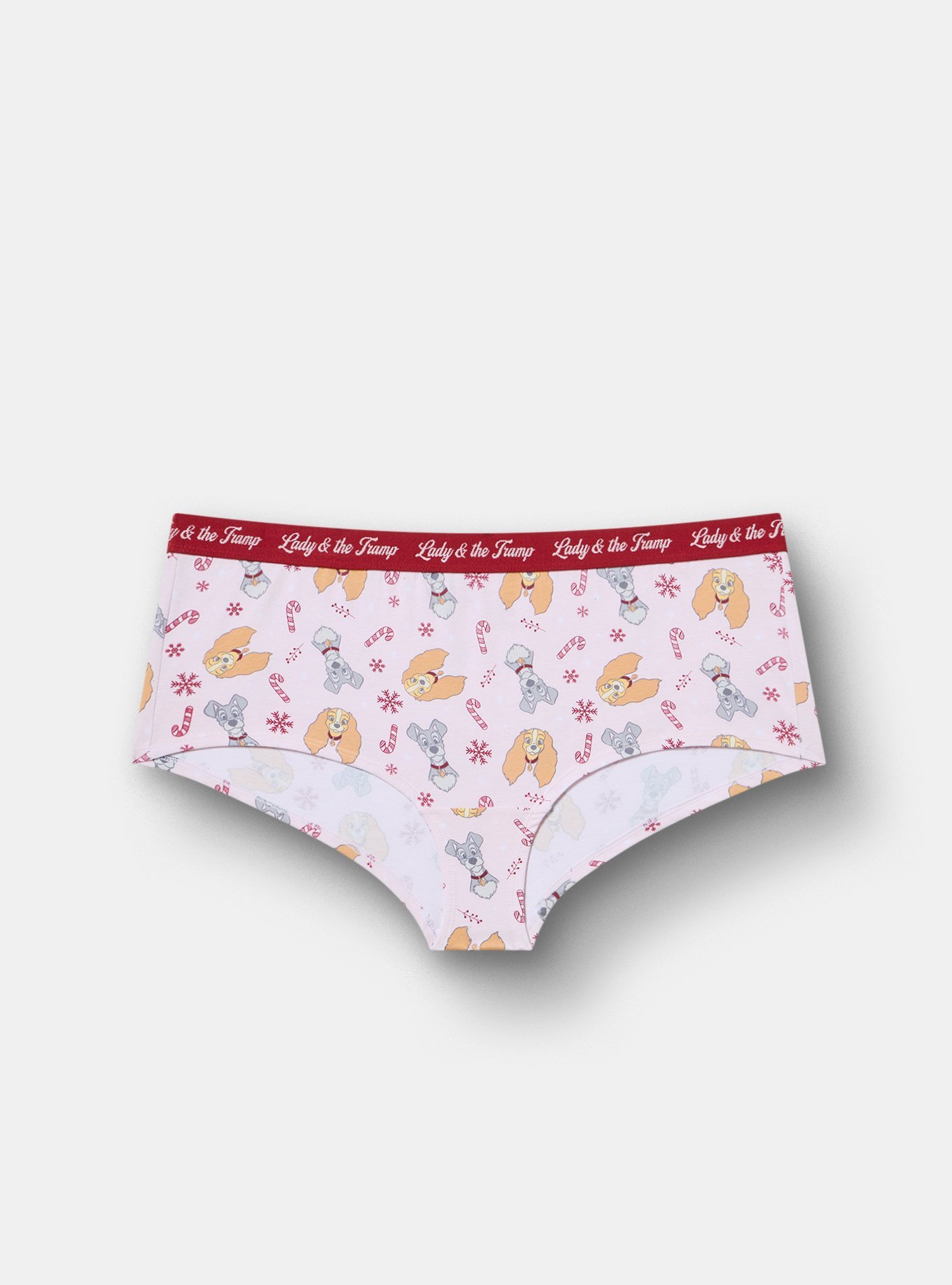 Lady And The Tramp Mid-Rise Cotton Boyshort Panty, MULTI, hi-res