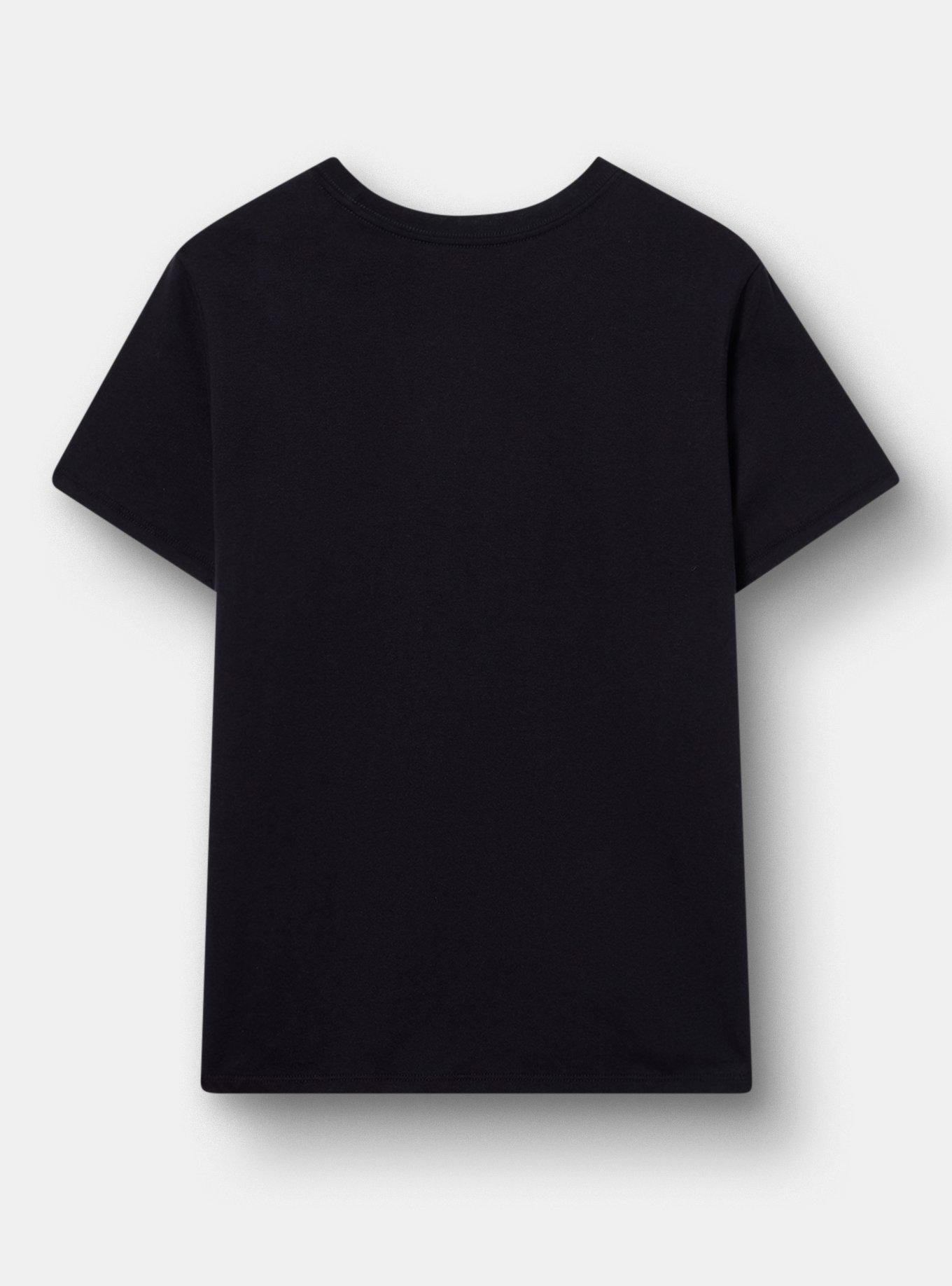 Plus Size Disney Villains Classic Cotton Crew Tee, DEEP BLACK, alternate