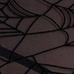 Nightfall Mesh Mock Neck Shirt, SPIDERWEBS BLACK MESH, swatch