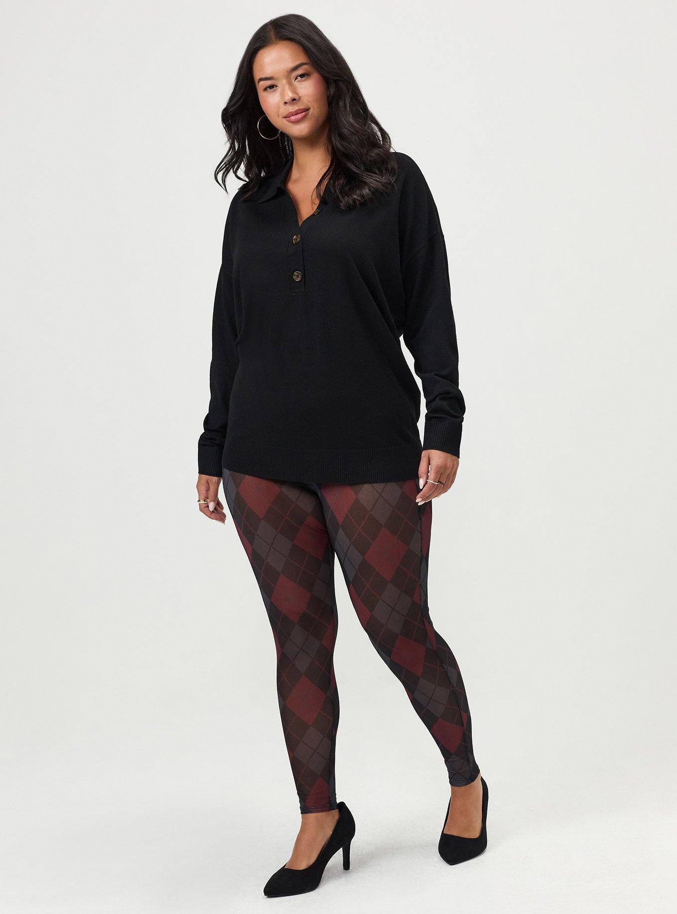 Full Length Mesh Legging, SABRINA ARGYLE GRAY, alternate