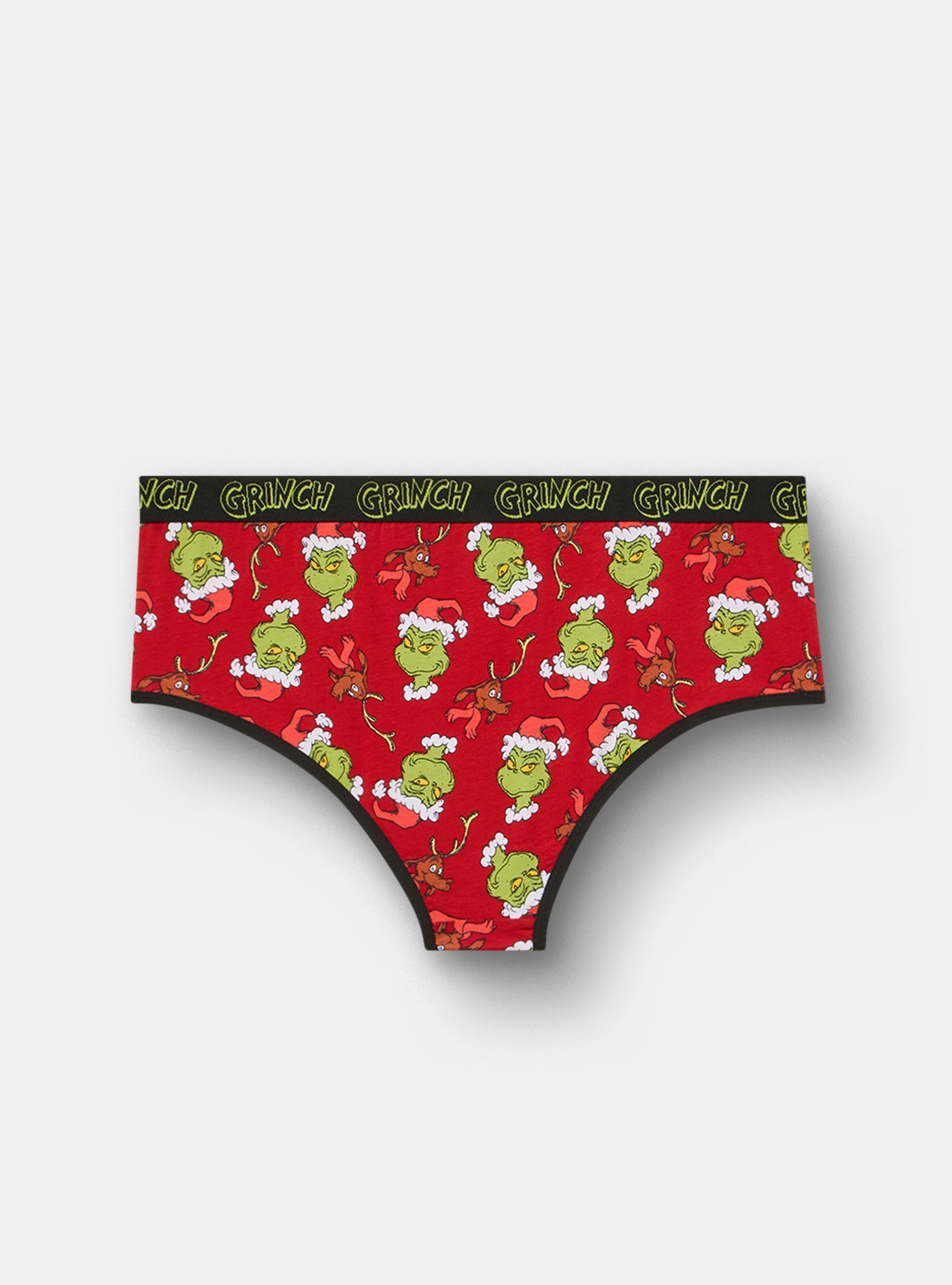 Grinch Mid-Rise Cotton Cheeky Panty, MULTI, alternate