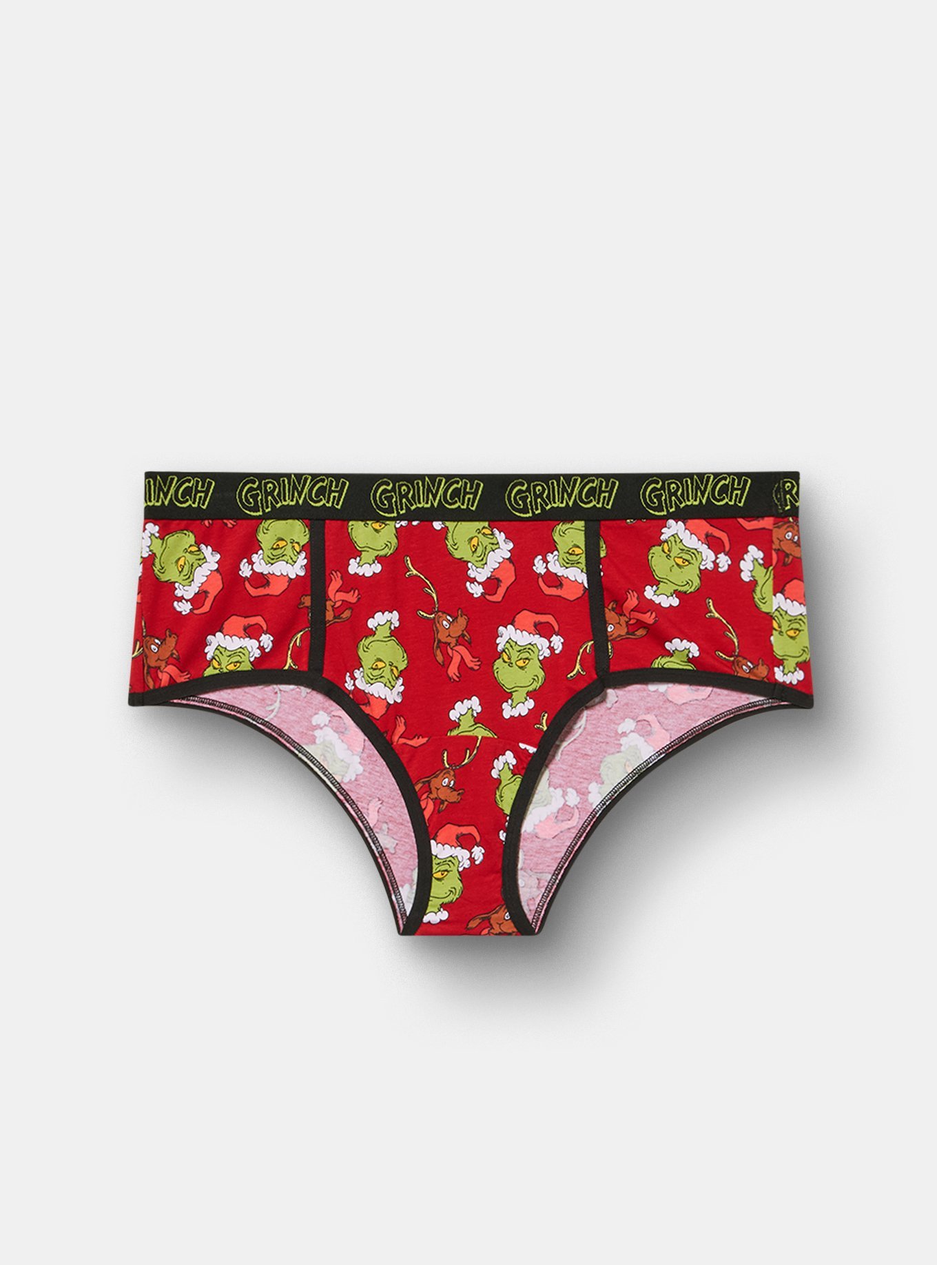 Grinch Mid-Rise Cotton Cheeky Panty, MULTI, hi-res