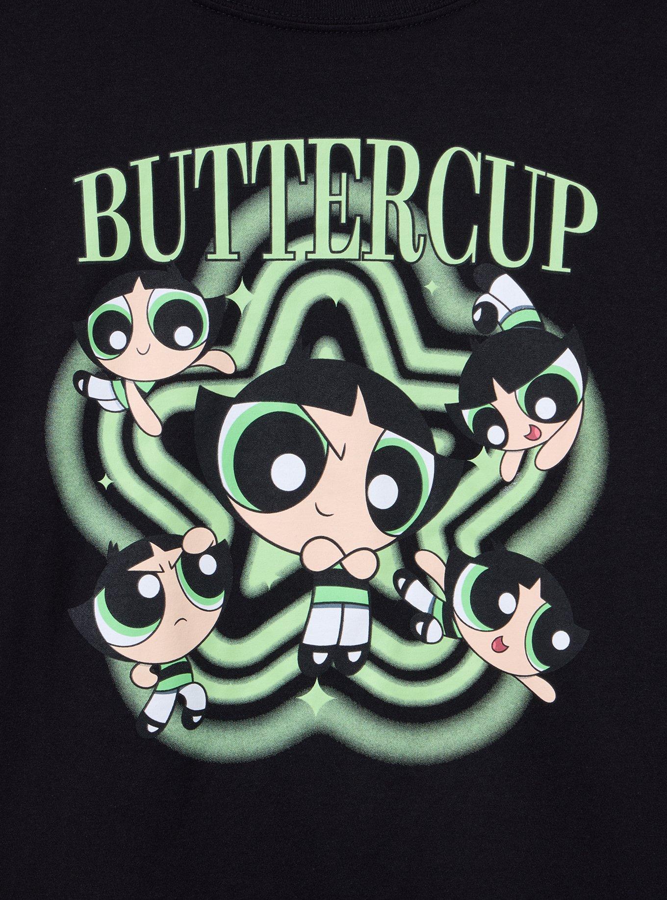 Plus Size Powerpuff Girls Classic Cotton Crew Tee, DEEP BLACK, alternate