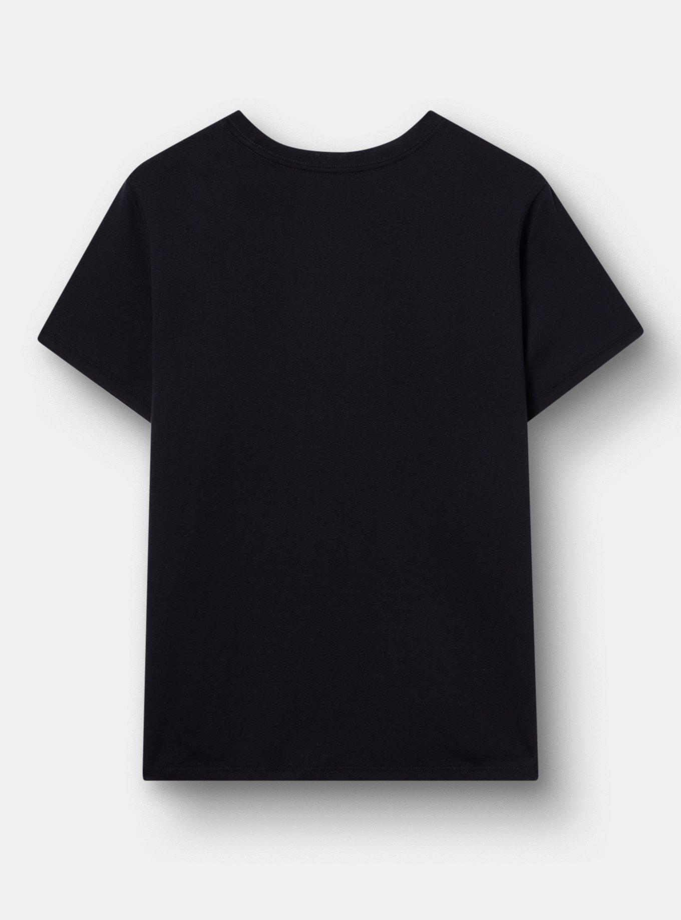 Plus Size Powerpuff Girls Classic Cotton Crew Tee, DEEP BLACK, alternate
