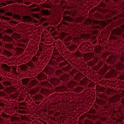 Studio Lace Midi Pencil Skirt, RUMBA RED, swatch