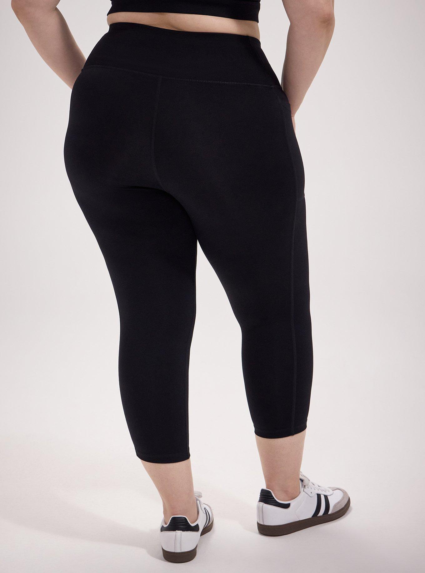 TRU Performance Core Capri Pocket Legging, DEEP BLACK, alternate