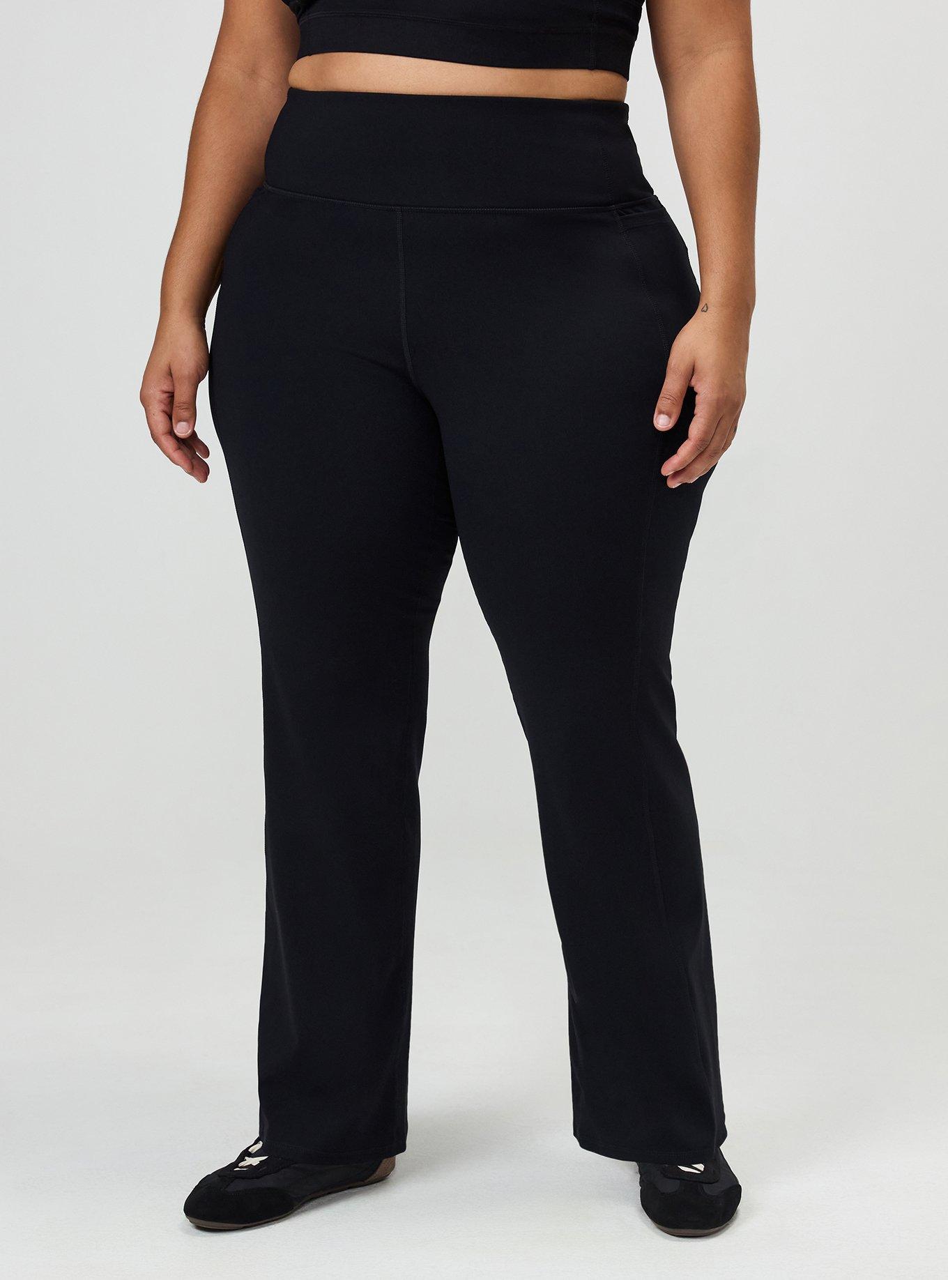 TRU Performance Core Baby Bootcut Yoga Pant, DEEP BLACK, alternate