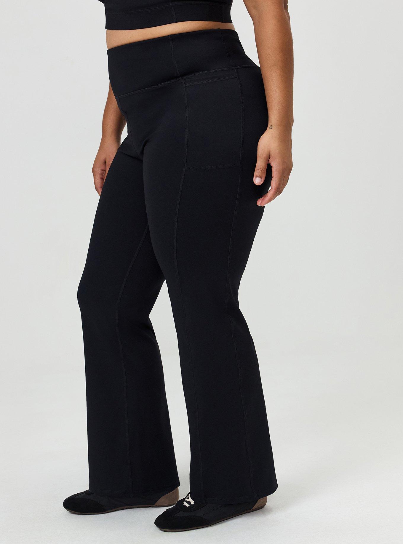 TRU Performance Core Baby Bootcut Yoga Pant, DEEP BLACK, alternate