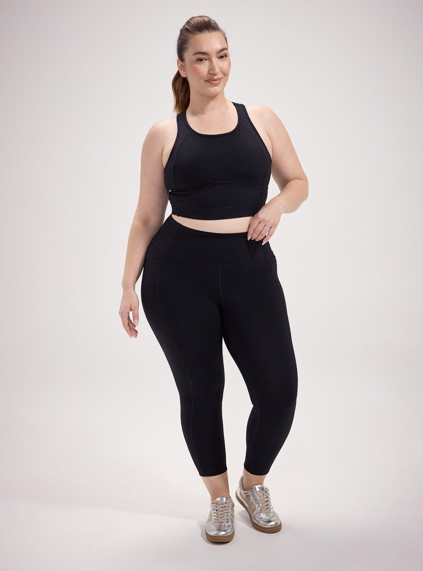 Low-Impact Performance Core Sports Bra, DEEP BLACK, alternate