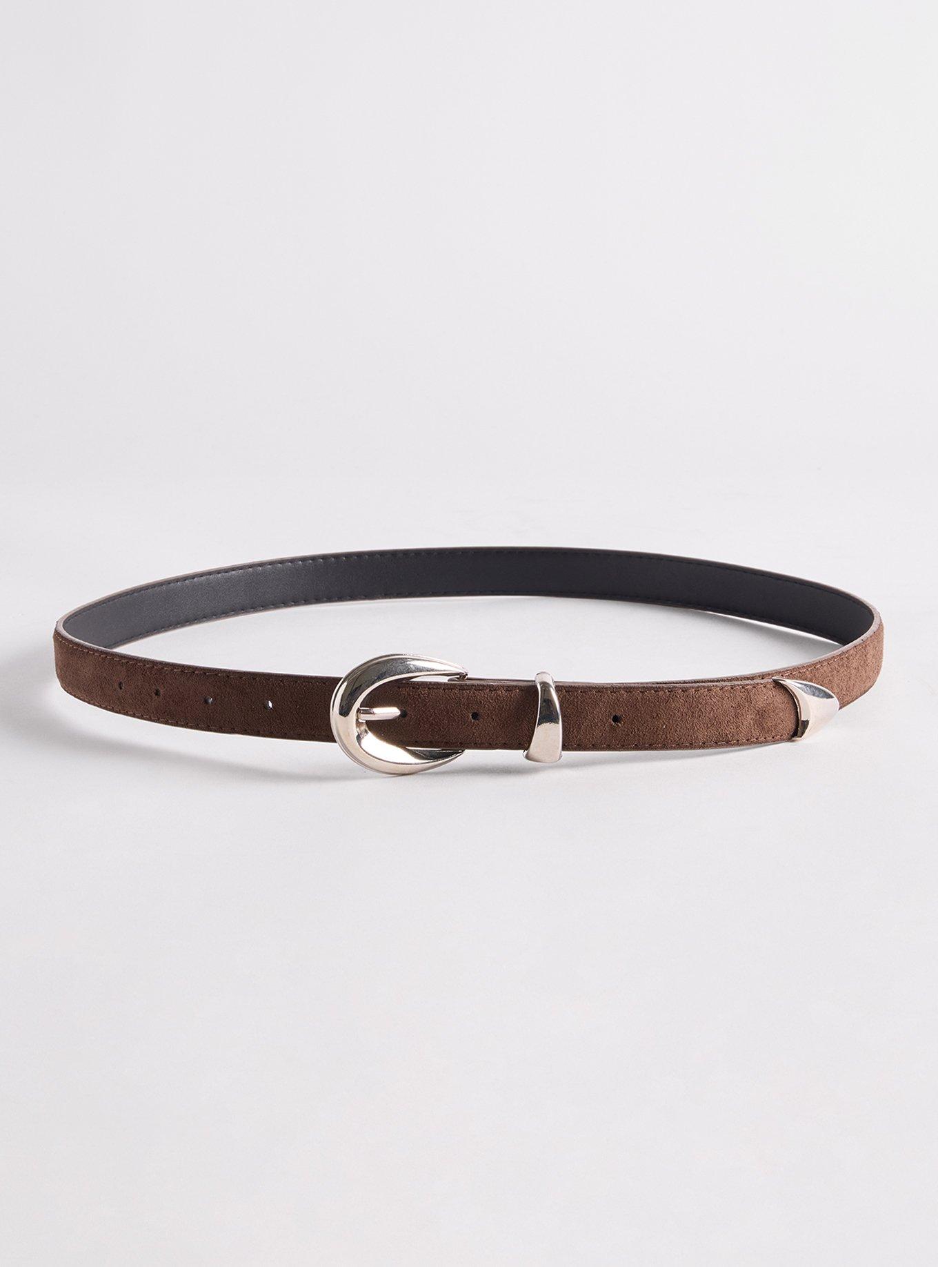 Tailored Jean Belt, BROWN, alternate