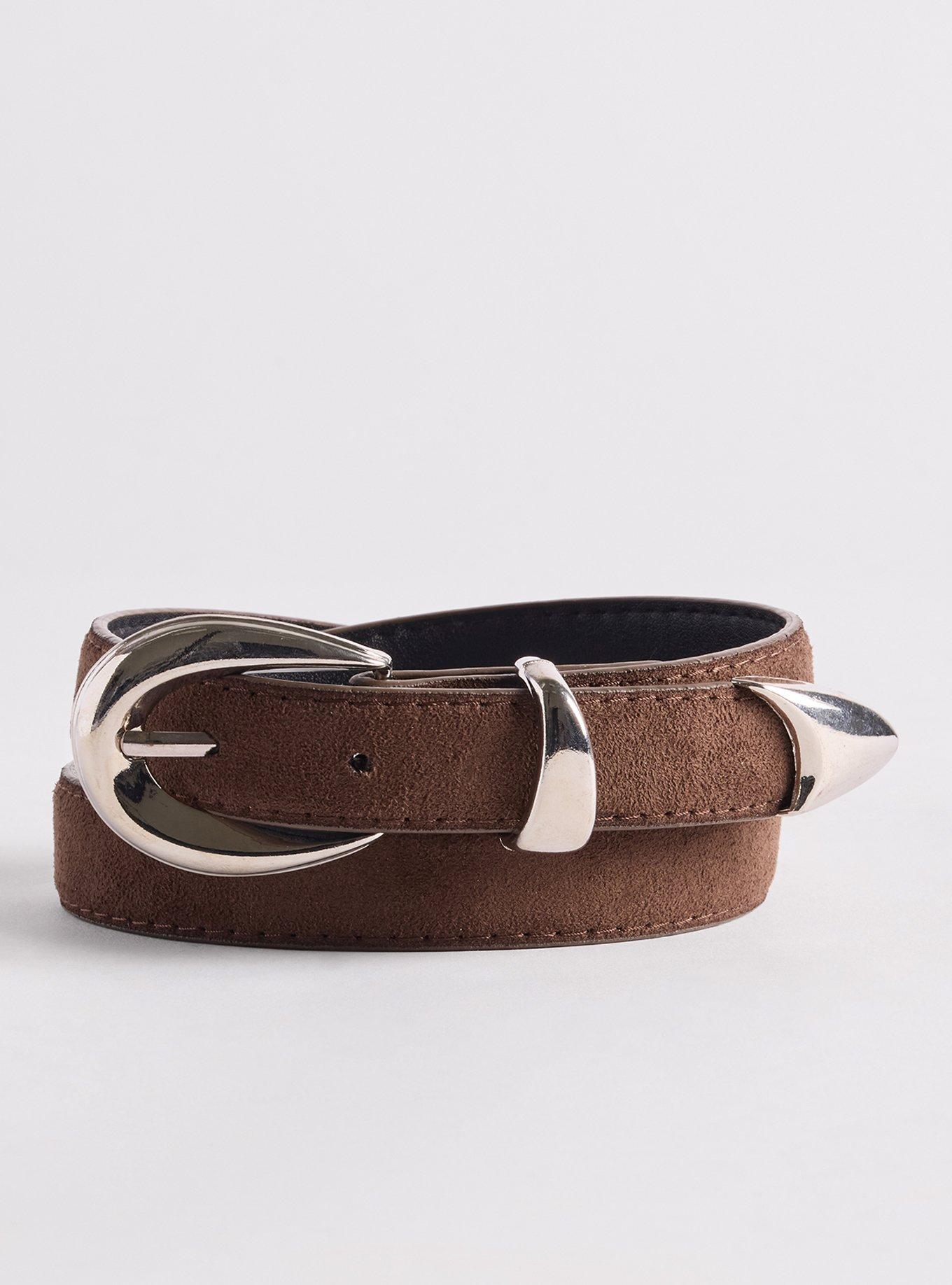 Tailored Jean Belt, BROWN, hi-res
