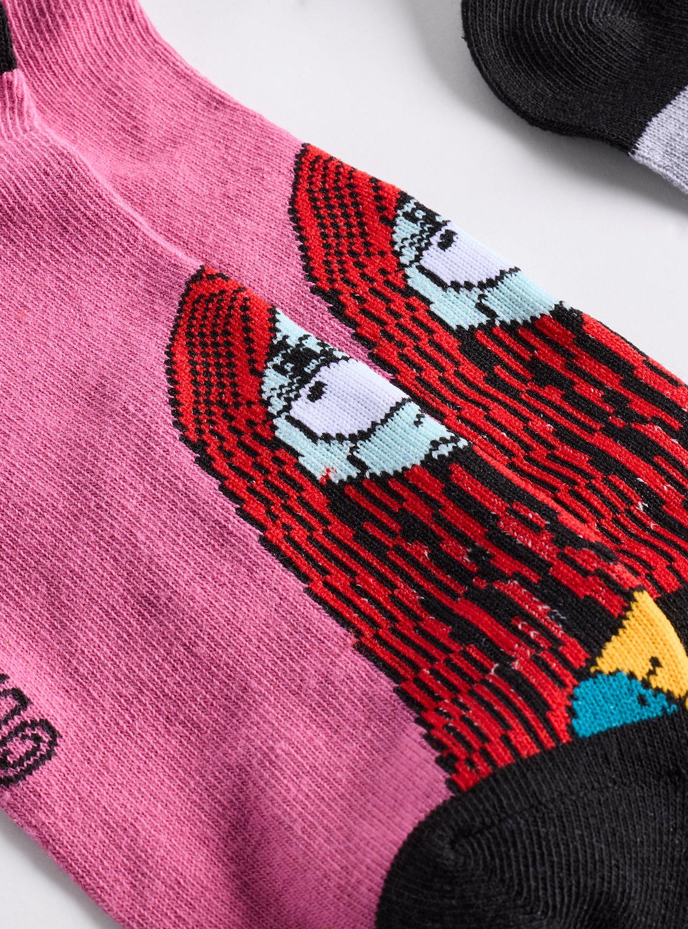5-Pack Nightmare Before Christmas Low-Cut Socks, BLACK, alternate