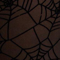 Nightfall Flocked Mesh Flare Legging, SPIDERWEBS BLACK MESH, swatch