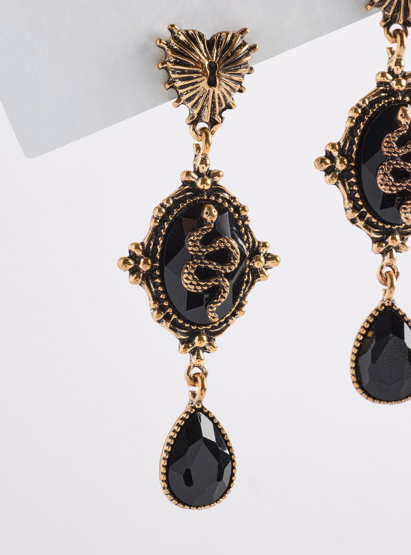 Snake Statement Earring, , alternate