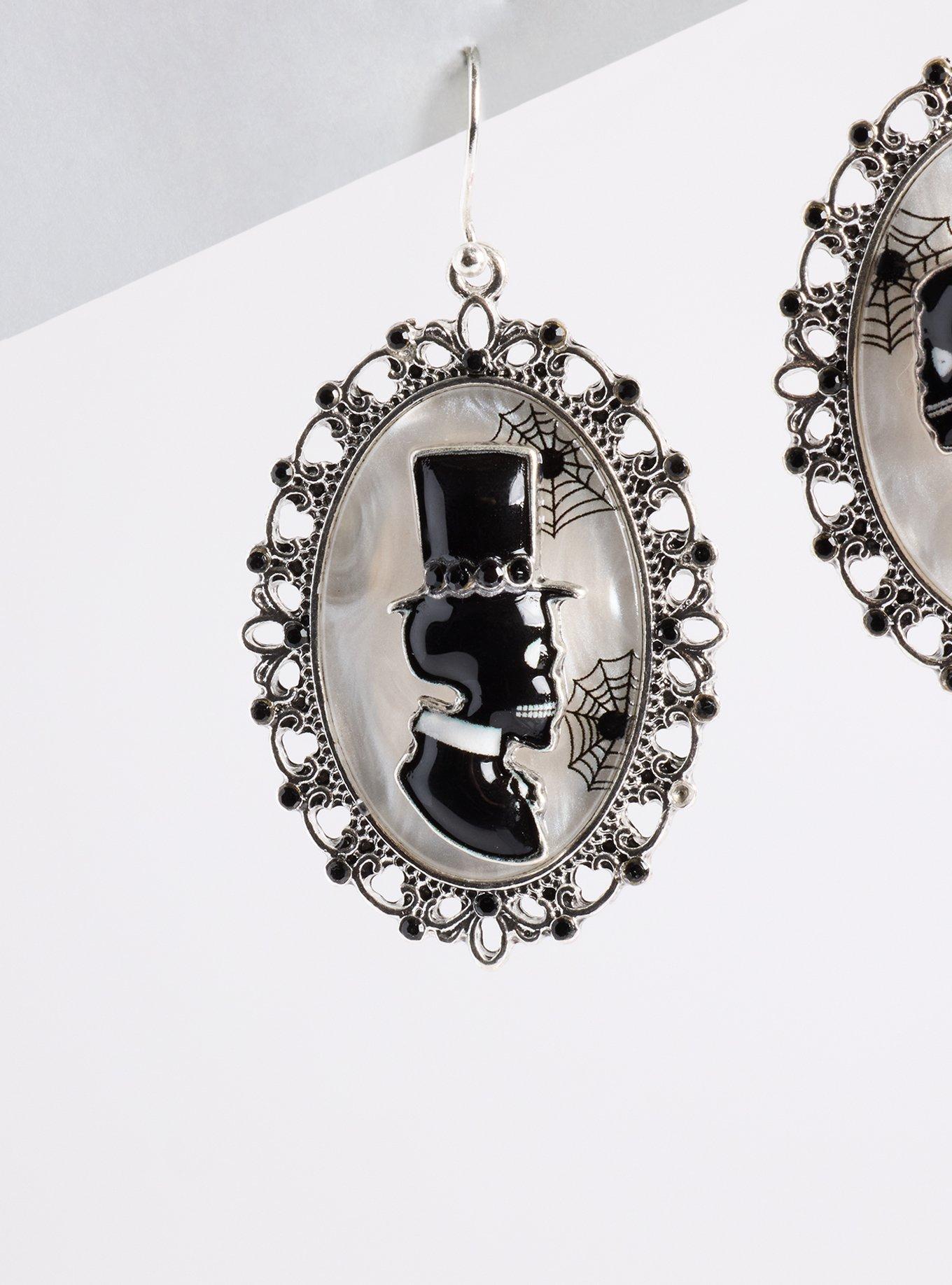 Plus Size Cameo Earring, , alternate