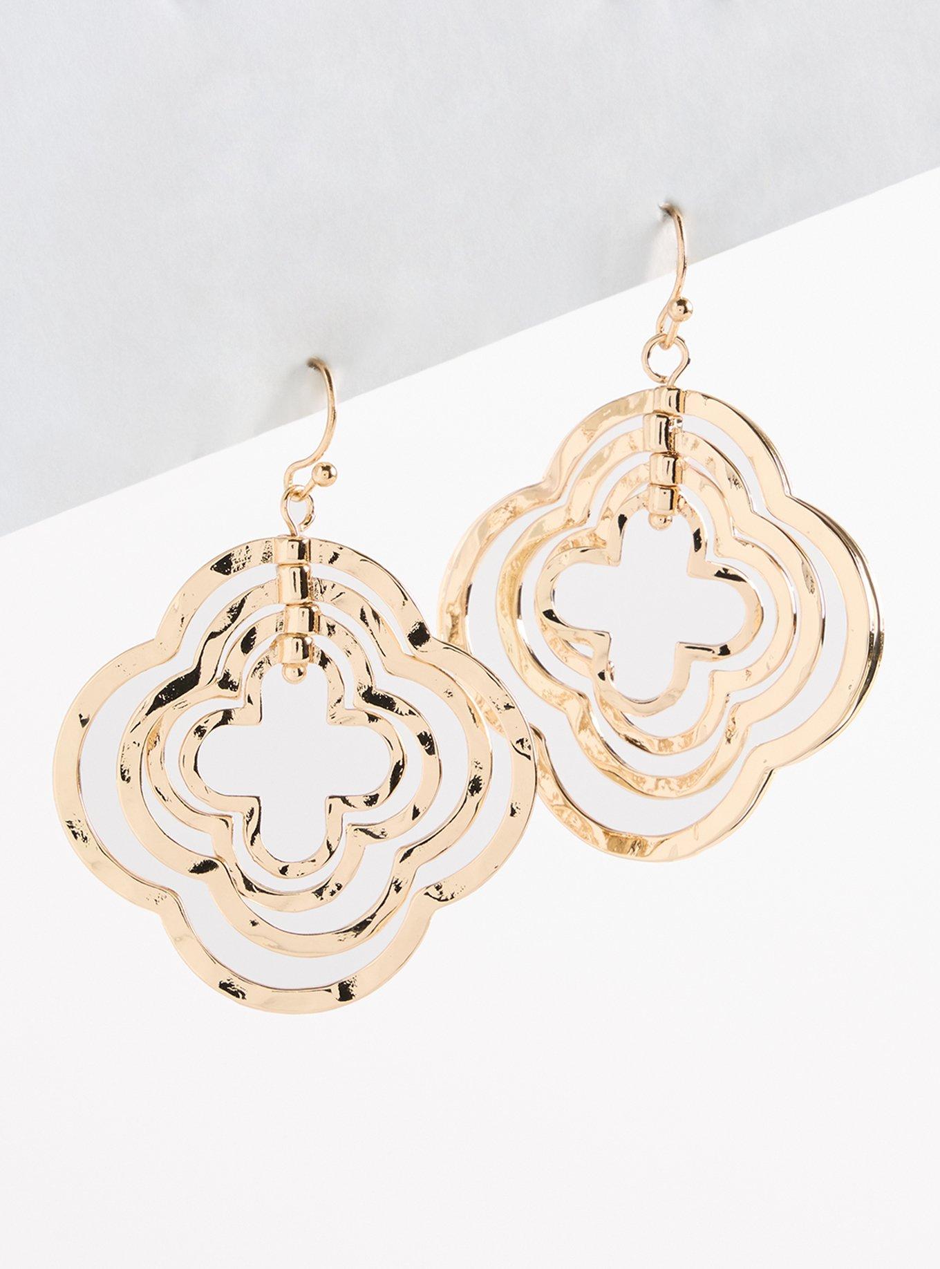 Clover Hanging Earring, , alternate
