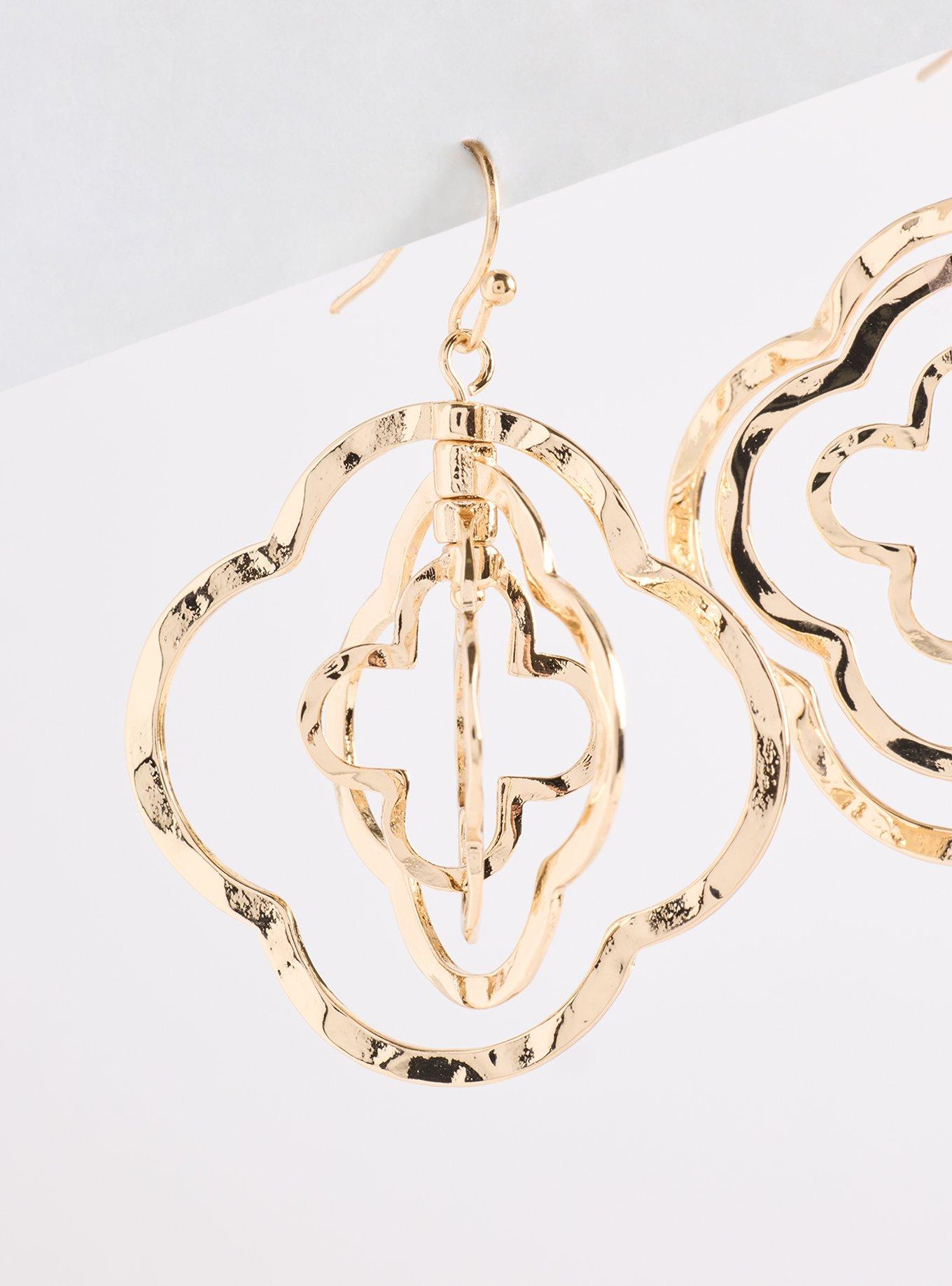 Clover Hanging Earring, , alternate