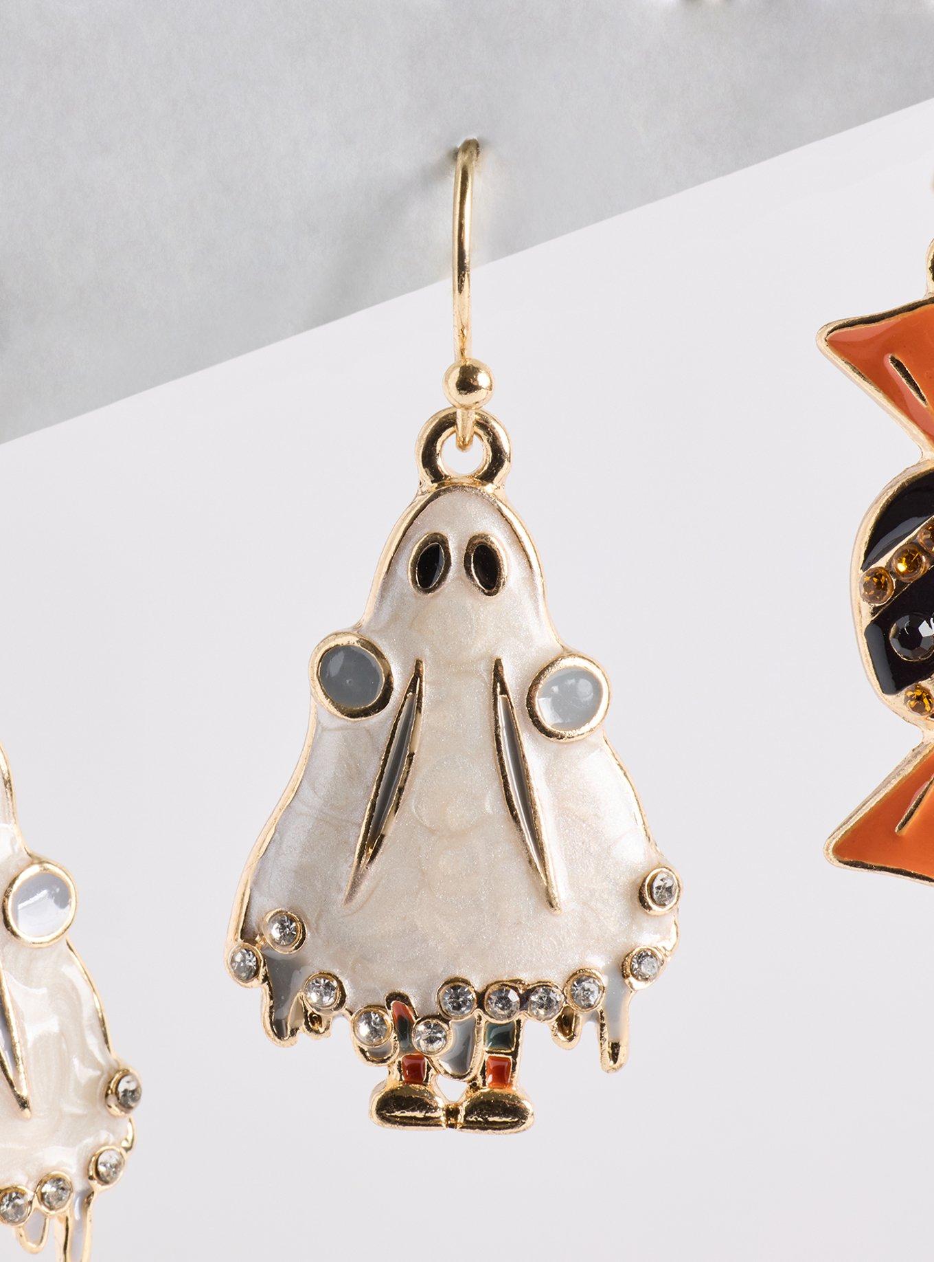 Hanging Halloween Earring Set, , alternate