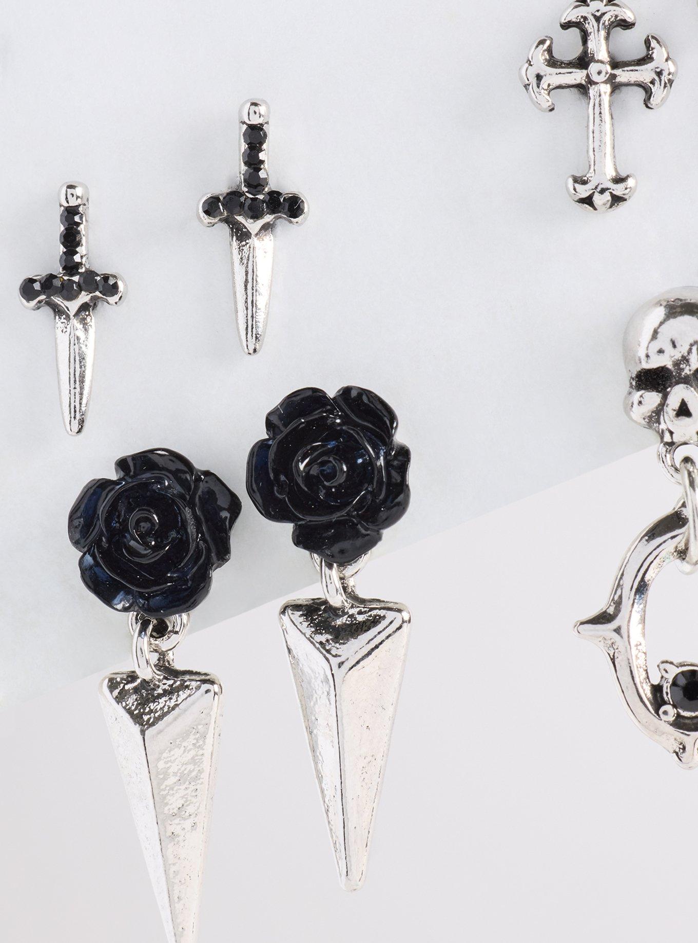 Skull & Dagger Stud Set, , alternate