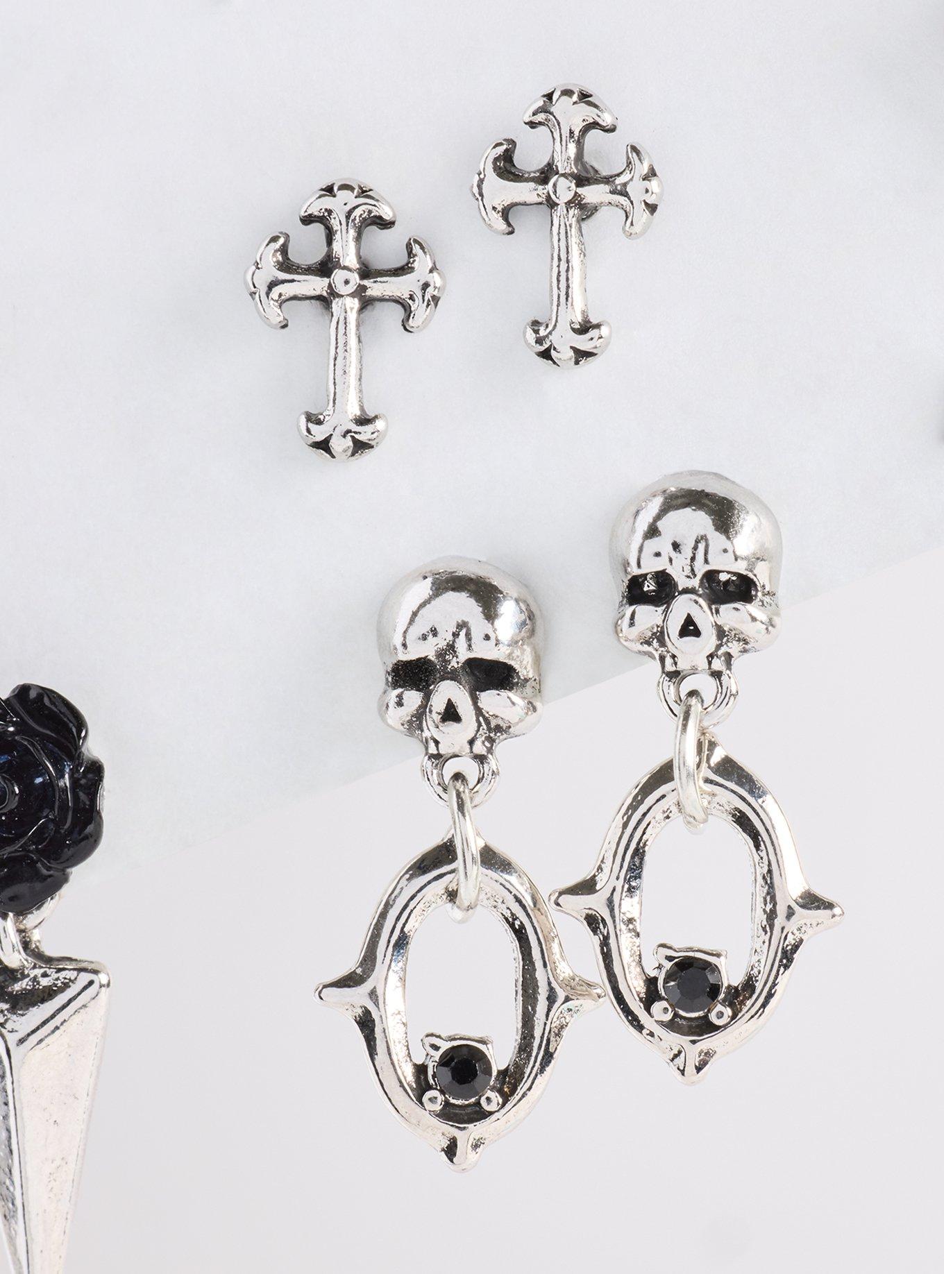 Skull & Dagger Stud Set, , alternate