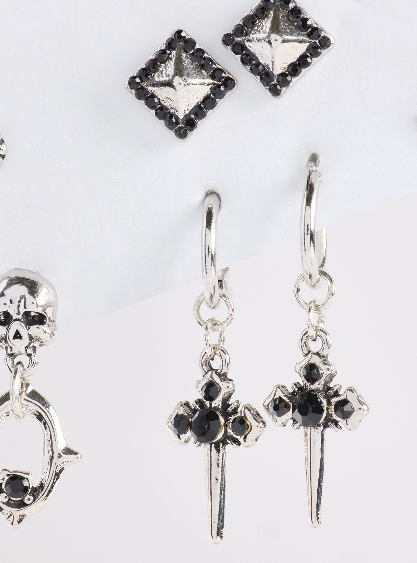 Skull & Dagger Stud Set, , alternate