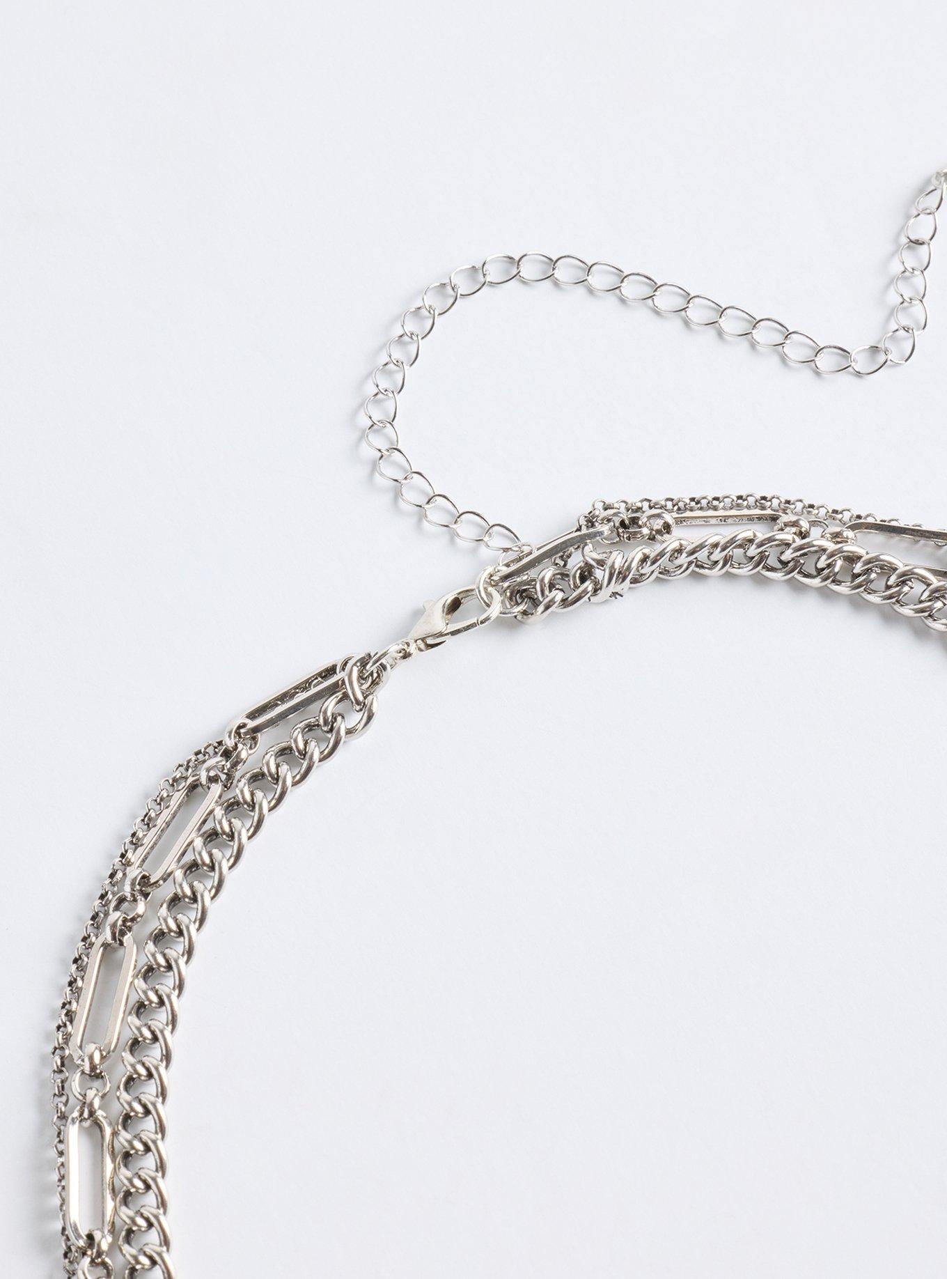 Dagger Layered Necklace, , alternate