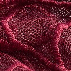 Plus Size Spider Web Bow Barrette, BURGUNDY, swatch