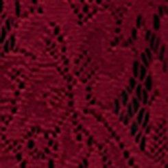 Plus Size Studio Luxe Lace Shirt, RUMBA RED, swatch