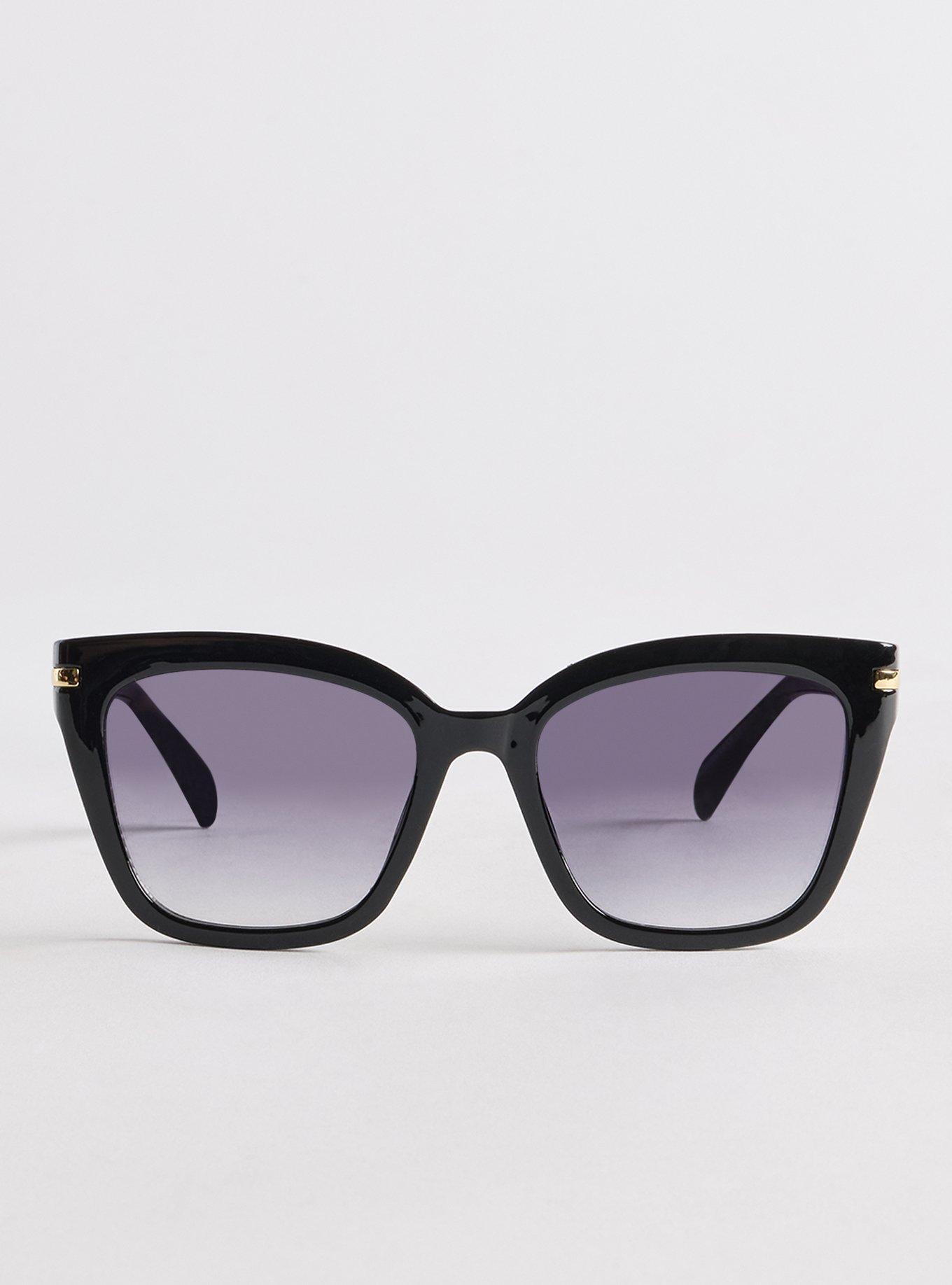 Plus Size Square Cat-Eye Sunglasses, , hi-res