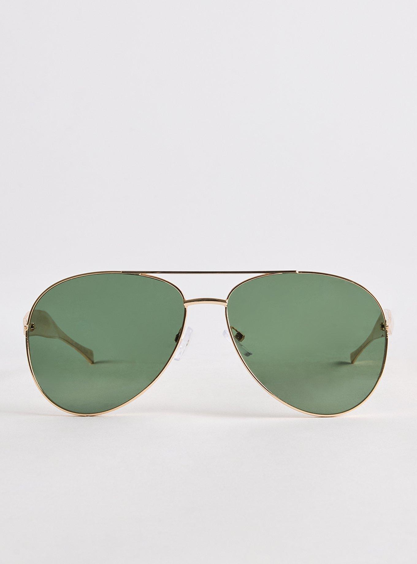 Plus Size Aviator Sunglasses, , hi-res