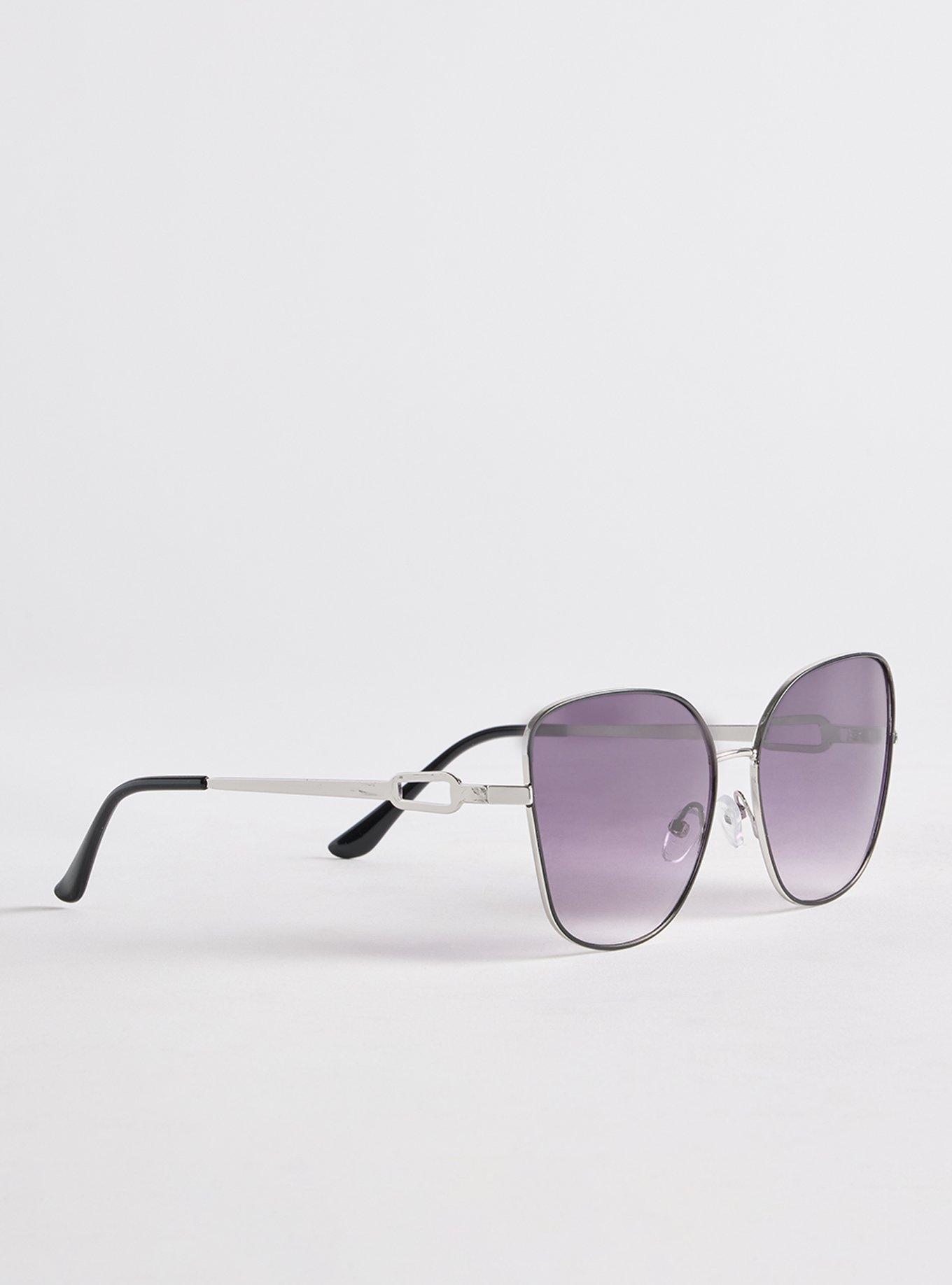 Cat-Eye Smoke Lens Sunglasses, , alternate
