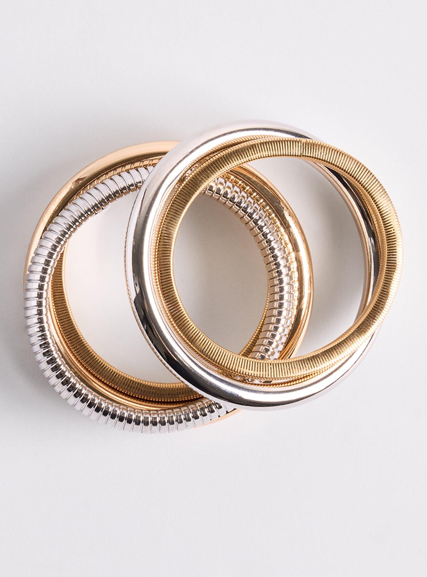 Mixed Bangle Set, MULTI, hi-res