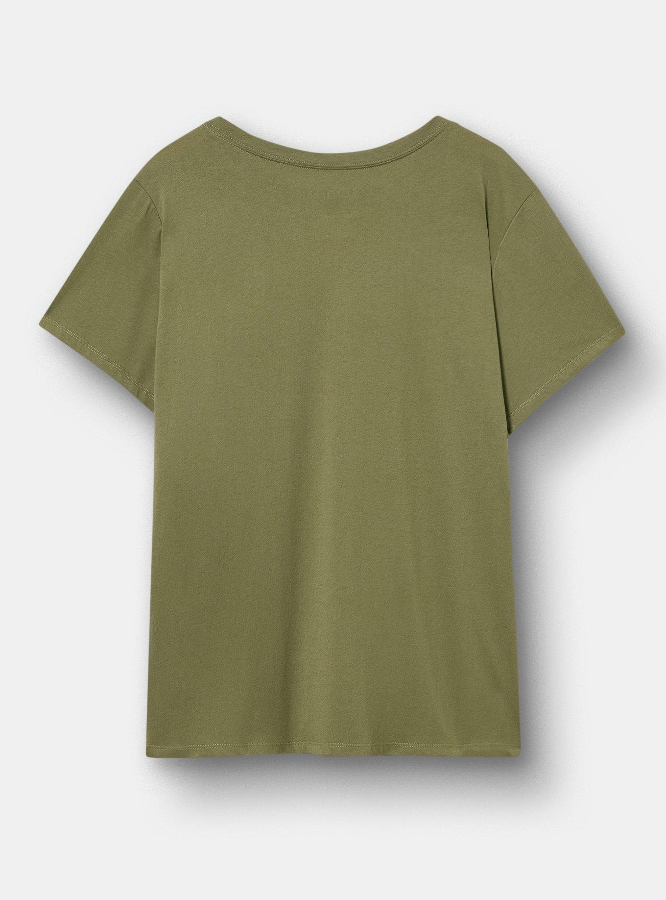 The Doors Classic Cotton Crew Tee, OLIVINE, alternate