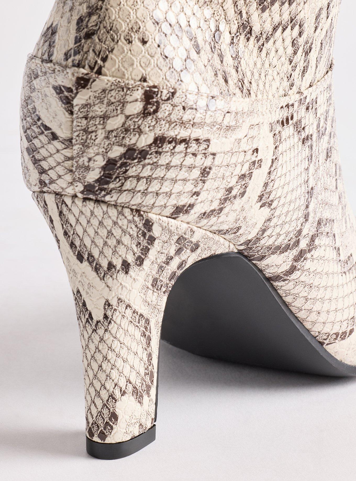 Corset Back Over the Knee Boot (WW), SNAKE, alternate
