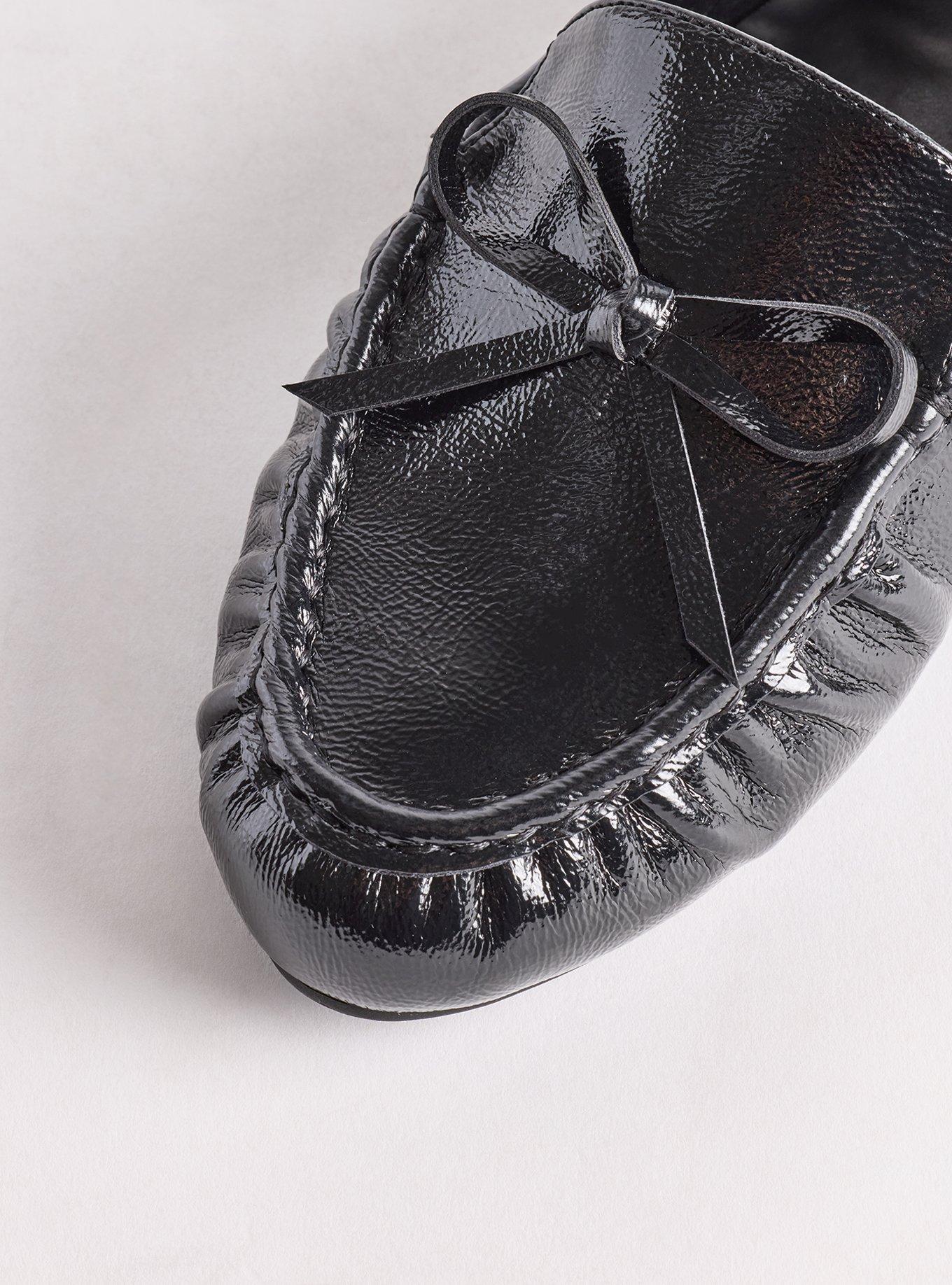 Bow Detail Loafer (WW), BLACK, alternate