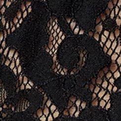Lace Tunic Shirt, DEEP BLACK, swatch