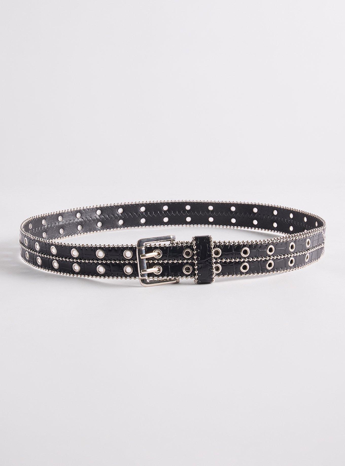 Shotbead Grommet Jean Belt, BLACK, alternate